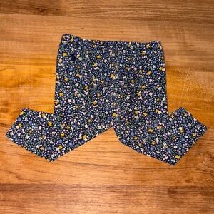 Ralph Lauren Blue Floral Trim Pants